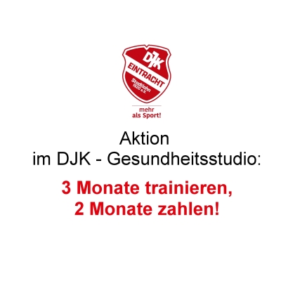 3 Monate trainieren – 2 Monate zahlen